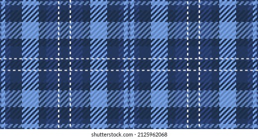 Seamless pattern of scottish tartan plaid. Repeatable background with check fabric texture. Flat vector backdrop of striped textile print.
