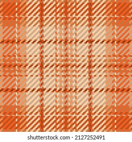 Seamless pattern of scottish tartan plaid. Repeatable background with check fabric texture. Flat vector backdrop of striped textile print.