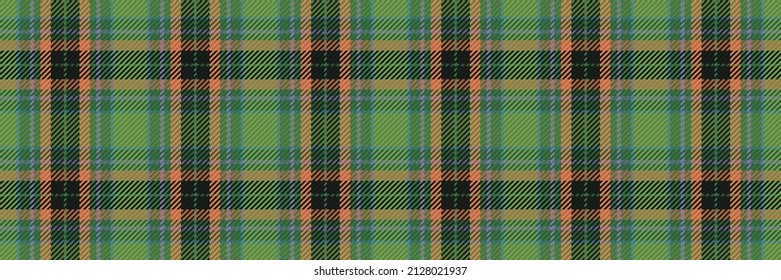 Seamless pattern of scottish tartan plaid. Repeatable background with check fabric texture. Flat vector backdrop of striped textile print.