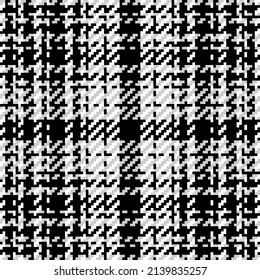 Patrón sin foco de platija escocesa. Fondo repetible con textura de tela de comprobación. Fondo vectorial plano de la impresión textil rayada.