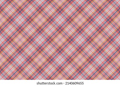 Seamless pattern of scottish tartan plaid. Repeatable background with check fabric texture. Flat vector backdrop of striped textile print.