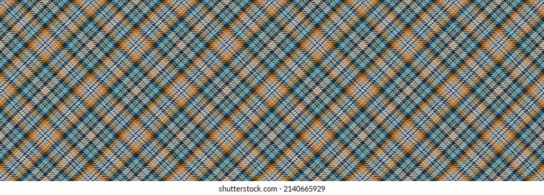 Seamless pattern of scottish tartan plaid. Repeatable background with check fabric texture. Flat vector backdrop of striped textile print.