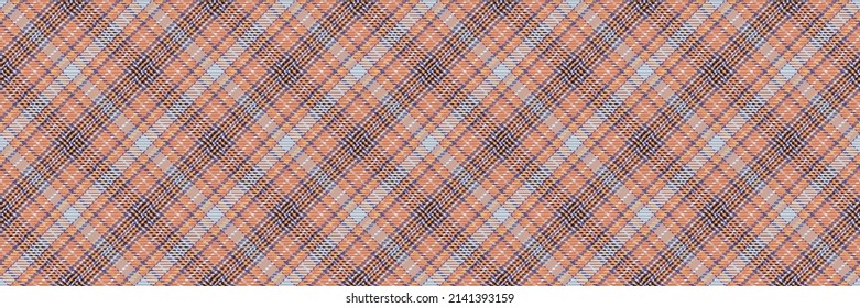 Seamless pattern of scottish tartan plaid. Repeatable background with check fabric texture. Flat vector backdrop of striped textile print.