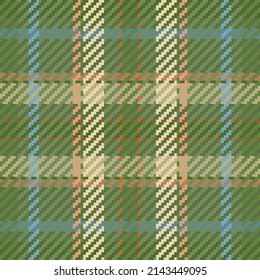 Patrón sin foco de platija escocesa. Fondo repetible con textura de tela de comprobación. Fondo vectorial plano de la impresión textil rayada.