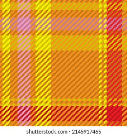 Patrón sin foco de platija escocesa. Fondo repetible con textura de tela de comprobación. Fondo vectorial plano de la impresión textil rayada.