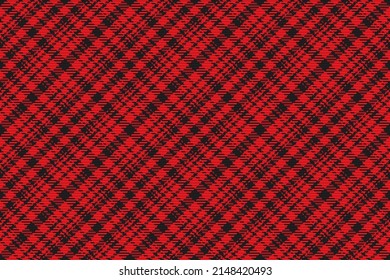 Seamless pattern of scottish tartan plaid. Repeatable background with check fabric texture. Flat vector backdrop of striped textile print.