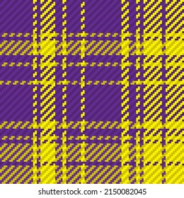 Seamless pattern of scottish tartan plaid. Repeatable background with check fabric texture. Flat vector backdrop of striped textile print.