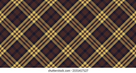 Seamless pattern of scottish tartan plaid. Repeatable background with check fabric texture. Flat vector backdrop of striped textile print.