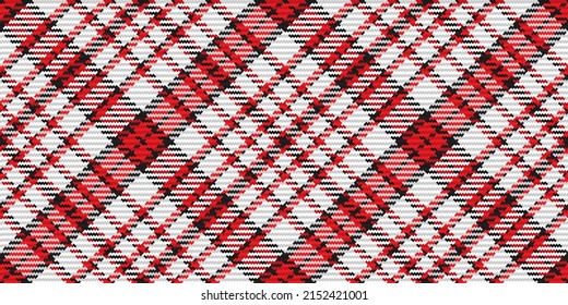 Seamless pattern of scottish tartan plaid. Repeatable background with check fabric texture. Flat vector backdrop of striped textile print.
