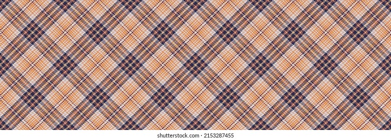 Seamless pattern of scottish tartan plaid. Repeatable background with check fabric texture. Flat vector backdrop of striped textile print.