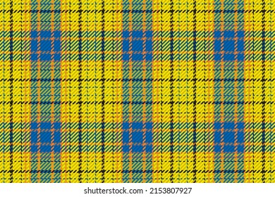 Seamless pattern of scottish tartan plaid. Repeatable background with check fabric texture. Flat vector backdrop of striped textile print.