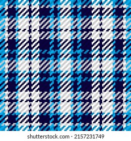Seamless pattern of scottish tartan plaid. Repeatable background with check fabric texture. Flat vector backdrop of striped textile print.