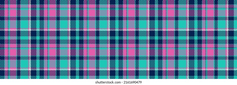 Seamless pattern of scottish tartan plaid. Repeatable background with check fabric texture. Flat vector backdrop of striped textile print.