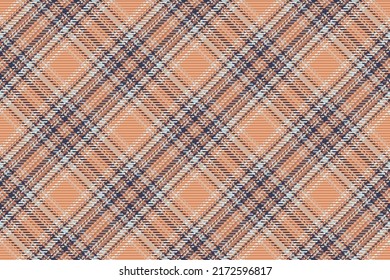 Seamless pattern of scottish tartan plaid. Repeatable background with check fabric texture. Flat vector backdrop of striped textile print.