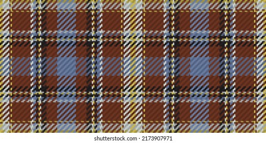 Seamless pattern of scottish tartan plaid. Repeatable background with check fabric texture. Flat vector backdrop of striped textile print.