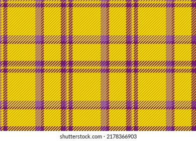 Seamless pattern of scottish tartan plaid. Repeatable background with check fabric texture. Flat vector backdrop of striped textile print.