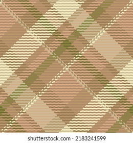 Seamless pattern of scottish tartan plaid. Repeatable background with check fabric texture. Flat vector backdrop of striped textile print.