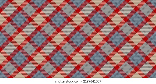 Patrón sin foco de platija escocesa. Fondo repetible con textura de tela de comprobación. Fondo vectorial plano de la impresión textil rayada.