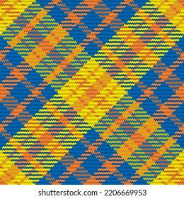 Patrón sin foco de platija escocesa. Fondo repetible con textura de tela de comprobación. Fondo vectorial plano de la impresión textil rayada.