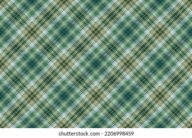 Seamless pattern of scottish tartan plaid. Repeatable background with check fabric texture. Flat vector backdrop of striped textile print.