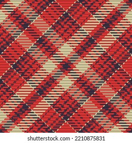 Patrón sin foco de platija escocesa. Fondo repetible con textura de tela de comprobación. Fondo vectorial plano de la impresión textil rayada.
