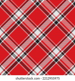 Patrón sin foco de platija escocesa. Fondo repetible con textura de tela de comprobación. Fondo vectorial plano de la impresión textil rayada.