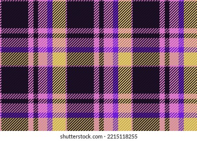 Patrón sin foco de platija escocesa. Fondo repetible con textura de tela de comprobación. Fondo vectorial plano de la impresión textil rayada.