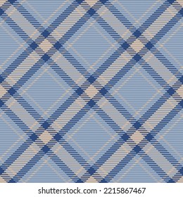 Seamless pattern of scottish tartan plaid. Repeatable background with check fabric texture. Flat vector backdrop of striped textile print.