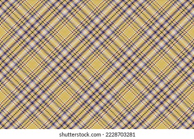 Seamless pattern of scottish tartan plaid. Repeatable background with check fabric texture. Flat vector backdrop of striped textile print.