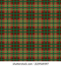 Nahtlose Muster der schottischen Tartan-Plaid, prüfen Gewebe Textur. Flacher Hintergrund des gestreiften Stoffdrucks