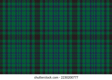 Seamless pattern of scottish tartan plaid. Repeatable background with check fabric texture. Flat vector backdrop of striped textile print.
