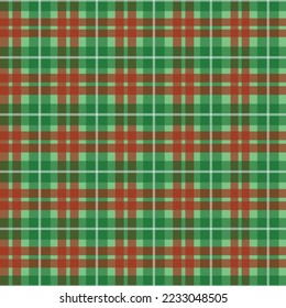 Seamless pattern of scottish tartan plaid, check fabric texture. Flat backdrop of striped textile print