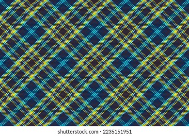Seamless pattern of scottish tartan plaid. Repeatable background with check fabric texture. Flat vector backdrop of striped textile print.