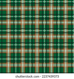 Seamless pattern of scottish tartan plaid, check fabric texture. Flat backdrop of striped textile print