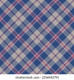 Patrón sin foco de platija escocesa. Fondo repetible con textura de tela de comprobación. Fondo vectorial plano de la impresión textil rayada.