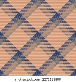Seamless pattern of scottish tartan plaid. Repeatable background with check fabric texture. Flat vector backdrop of striped textile print.