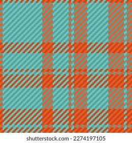 Seamless pattern of scottish tartan plaid. Repeatable background with check fabric texture. Flat vector backdrop of striped textile print.