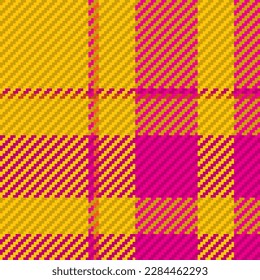 Patrón sin foco de platija escocesa. Fondo repetible con textura de tela de comprobación. Fondo vectorial plano de la impresión textil rayada.