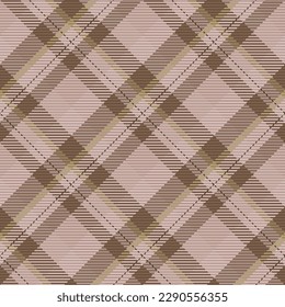 Seamless pattern of scottish tartan plaid. Repeatable background with check fabric texture. Flat vector backdrop of striped textile print.