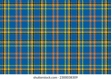 Patrón sin foco de platija escocesa. Fondo repetible con textura de tela de comprobación. Fondo vectorial plano de la impresión textil rayada.