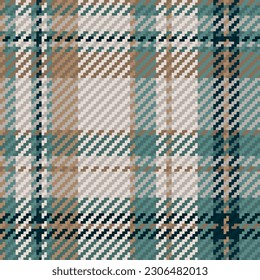 Patrón sin foco de platija escocesa. Fondo repetible con textura de tela de comprobación. Fondo vectorial plano de la impresión textil rayada.