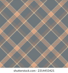 Seamless pattern of scottish tartan plaid. Repeatable background with check fabric texture. Flat vector backdrop of striped textile print.