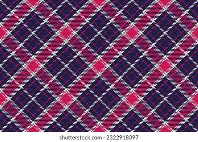 Patrón sin foco de platija escocesa. Fondo repetible con textura de tela de comprobación. Fondo vectorial plano de la impresión textil rayada.