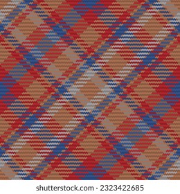 Seamless pattern of scottish tartan plaid. Repeatable background with check fabric texture. Flat vector backdrop of striped textile print.