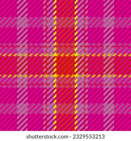 Patrón sin foco de platija escocesa. Fondo repetible con textura de tela de comprobación. Fondo vectorial plano de la impresión textil rayada.