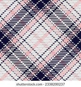 Seamless pattern of scottish tartan plaid. Repeatable background with check fabric texture. Flat vector backdrop of striped textile print.