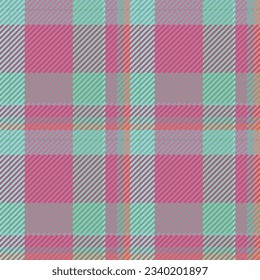 Seamless pattern of scottish tartan plaid. Repeatable background with check fabric texture. Flat vector backdrop of striped textile print.