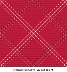 Seamless pattern of scottish tartan plaid. Repeatable background with check fabric texture. Flat vector backdrop of striped textile print.