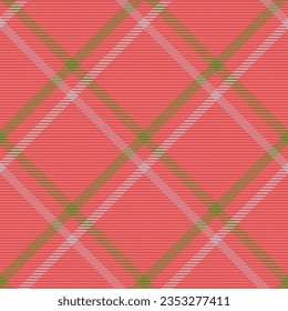Seamless pattern of scottish tartan plaid. Repeatable background with check fabric texture. Flat vector backdrop of striped textile print.