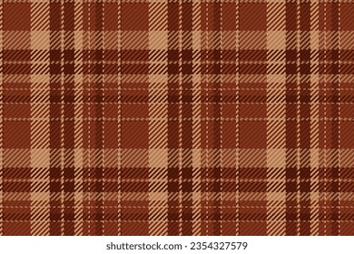 Seamless pattern of scottish tartan plaid. Repeatable background with check fabric texture. Flat vector backdrop of striped textile print.